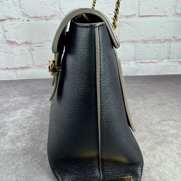 Chloe Tricolor Clare Leather Flap Shoulder Bag - Picture 5 of 16